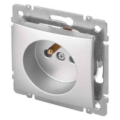 Legrand Valena zásuvka, strieborná