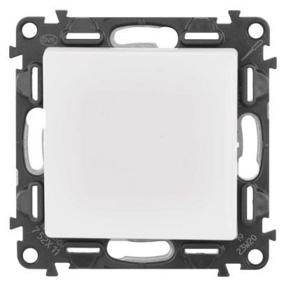 Legrand Valena Life ovladač tlačítkový zapínací 1/0, bílý