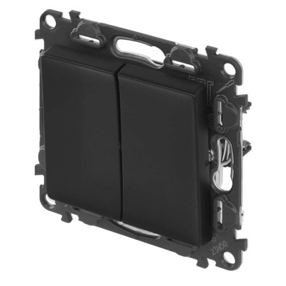 Legrand Valena Life vypínač sériový č. 5, čierny