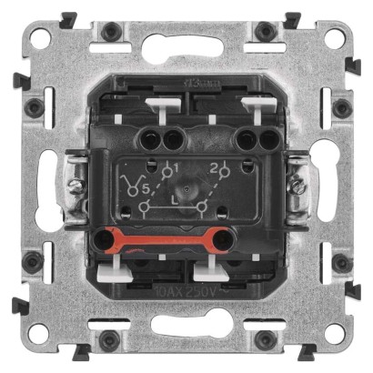 Legrand Valena Life vypínač sériový č. 5, čierny