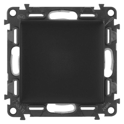 Legrand Valena Life ovladač tlačítkový zapínací 1/0, černá