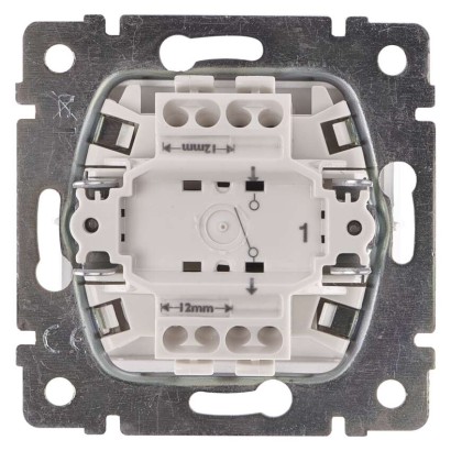 Legrand Valena spínač č. 1, stříbrný