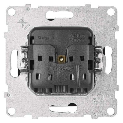 Legrand Suno zásuvka jednonásobná, černá