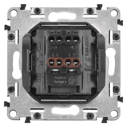 Legrand Valena Life vypínač krížový č. 7, hliník