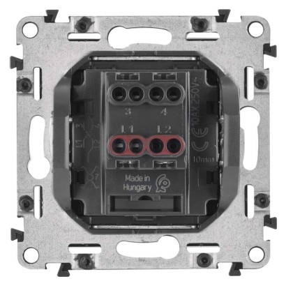 Legrand Valena Life vypínač krížový č. 7, čierny