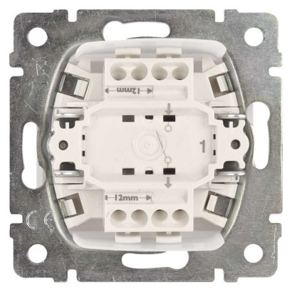 Legrand Valena spínač č. 1, IP44, biela