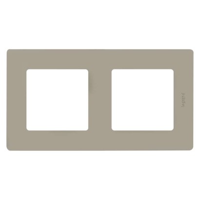 Legrand Niloé rámik dvojnásobný, šedá