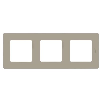 Legrand Niloé rámik trojnásobný, šedá