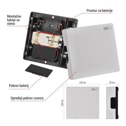 Žični zvonec P57101