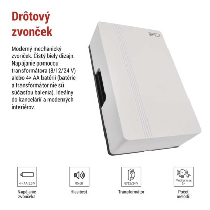 Drôtový zvonček P57102
