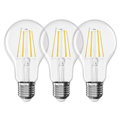 LED izzó Filament A60 / E27 / 5,9 W (60 W) / 806 lm / Meleg fehér