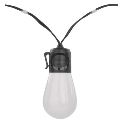 GoSmart LED světelný řetěz – 15× párty žárovky, 15 m, venkovní i vnitřní, RGBIC WiFi