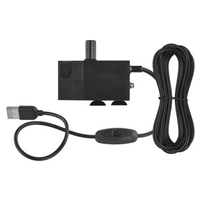 Atsarginis vandens siurblys išmaniesiems vandens fontanams, juodas