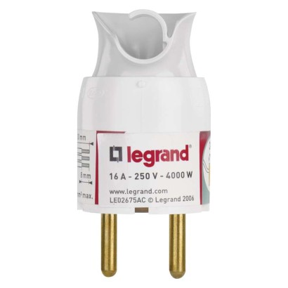 Legrand vidlice otočná, bílá