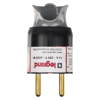 Legrand vidlica otočná, čierna