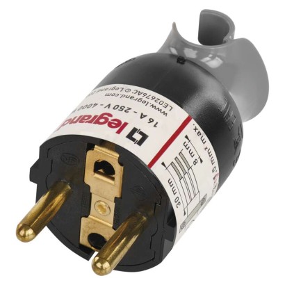 Legrand vidlica otočná, čierna