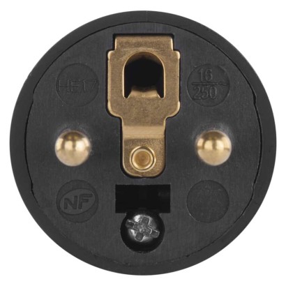 Legrand vidlica priama s úchytom, čierna