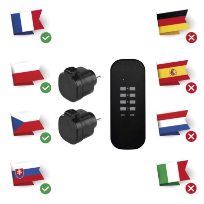 Gniazda na pilota IP44