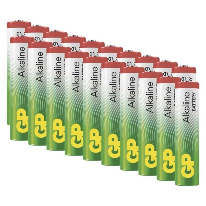 Alkalická batéria GP Alkaline LR03 (AAA), 20 ks