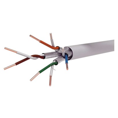 Datu kabelis FFTP CAT 6A, LSZH, 500 m