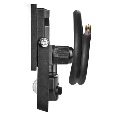 LED-valgusti TAMBO liikumisanduriga, 10 W, 1000 lm, must