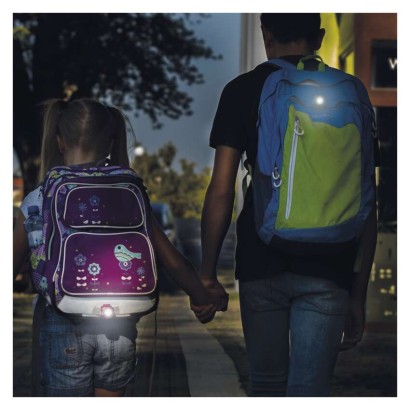 LED čelovka a světlo GP Everybody CH31, 40 lm, modrá