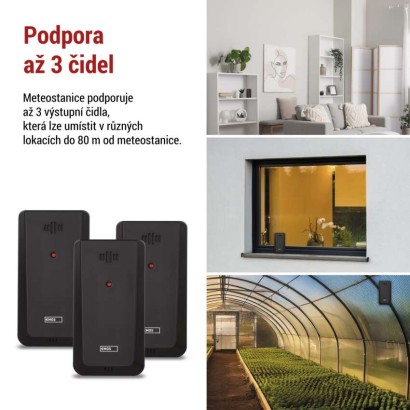 Domácí bezdrátová meteostanice E8620