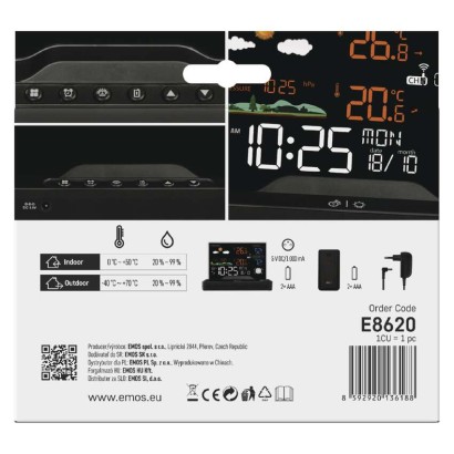 Stacja pogodowa E8620