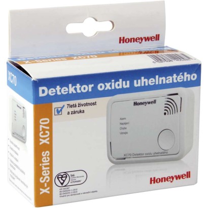 Detektor oxidu uhelnatého v místnosti Honeywell XC70-CS