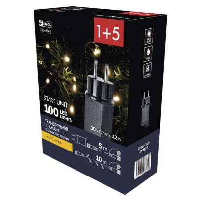 Osnovni set za povezovalni niz Klasik, 10m, topla bela