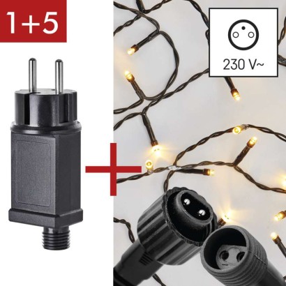 Osnovni set za povezovalni niz Klasik, 10m, topla bela