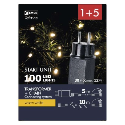 Osnovni set za povezovalni niz Klasik, 10m, topla bela