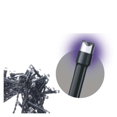 Spojovací Standard LED vánoční řetěz, 10m, fialová