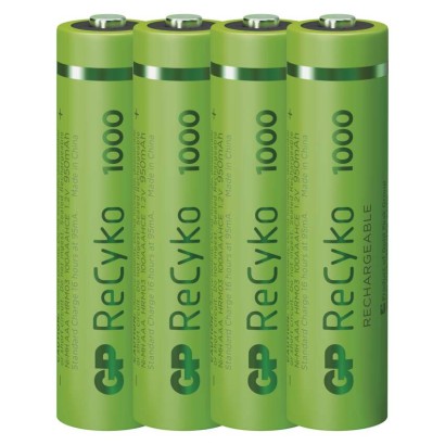 Polnilna baterija GP ReCyko 1000 mAh HR03 (AAA)