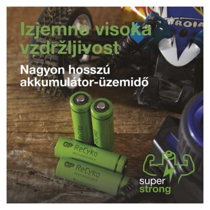 Polnilna baterija GP ReCyko 1000 mAh HR03 (AAA)