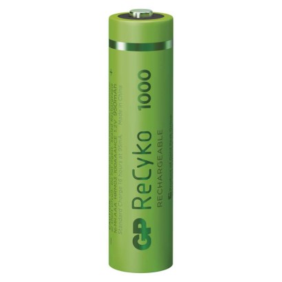 Polnilna baterija GP ReCyko 1000 mAh HR03 (AAA)
