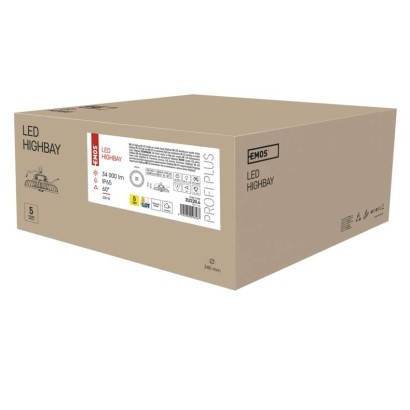 LED rūpniecisks iekaramais gaismeklis augstām ēkām ASTER, 60°, 200 W, neitrāli balts, IP65