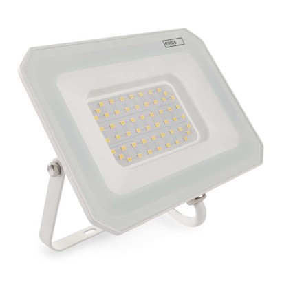 LED prožektors SIMPO, 50 W, balts, IP65, 5000 lm, neutraliai baltas