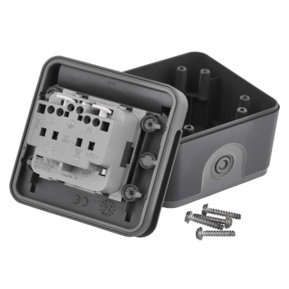 EMOS Cyklone zásuvka nástěnná IP55