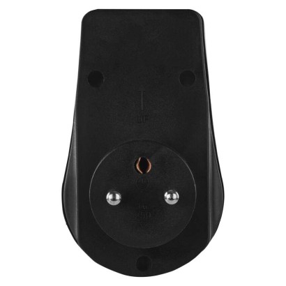 Gniazdo IP44 czarno-żółte