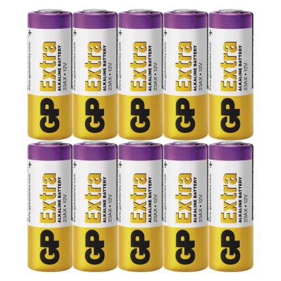 Alkalická špeciálna batéria GP 23AFX (MN21, V23GA) 12 V, 10 ks