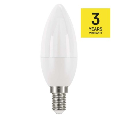LED žárovka Classic svíčka / E14 / 7,3 W (60 W) / 806 lm / studená bílá