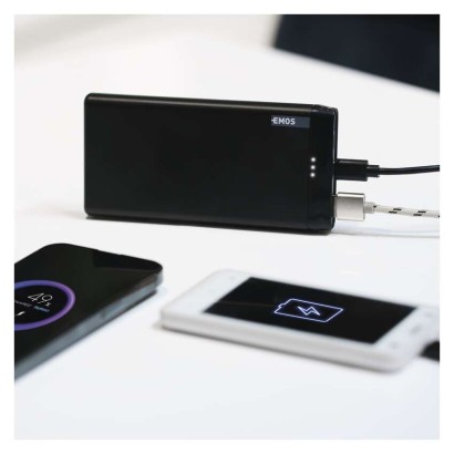 Powerbanka EMOS AlphaQ 10, 10000 mAh, 18 W, černá