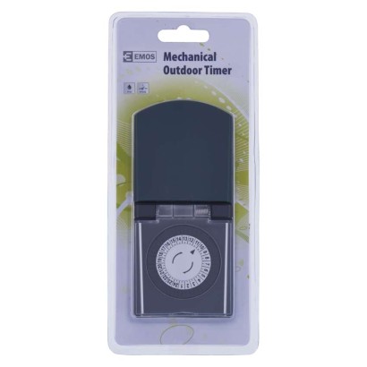 Časovač – mechanická spínacia zásuvka vonkajšia IP44