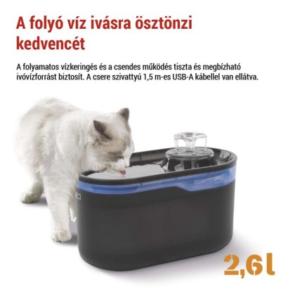 Tartalék vízszivattyú vízszökőkutakhoz, fehér