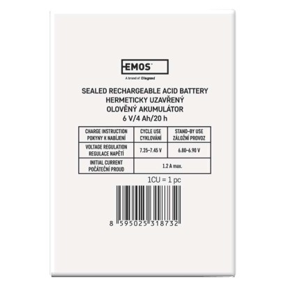 EMOS Ólom-savas akkumulátor (P2301, P2304, P2305, P2308)