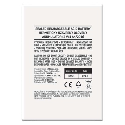 EMOS Ólom-savas akkumulátor (P2301, P2304, P2305, P2308)