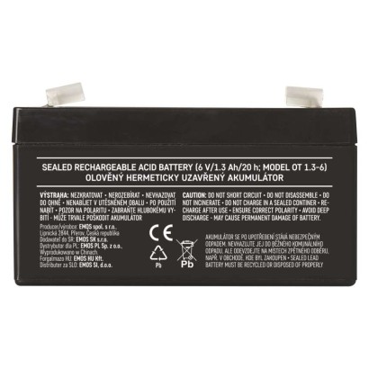 EMOS Ólomakkumulátor 6V 1.3Ah