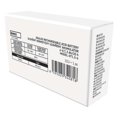 EMOS Ólomakkumulátor 6V 1.3Ah
