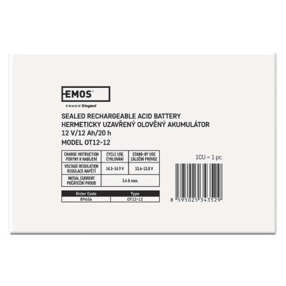 EMOS Ólomakkumulátor 12V 12Ah